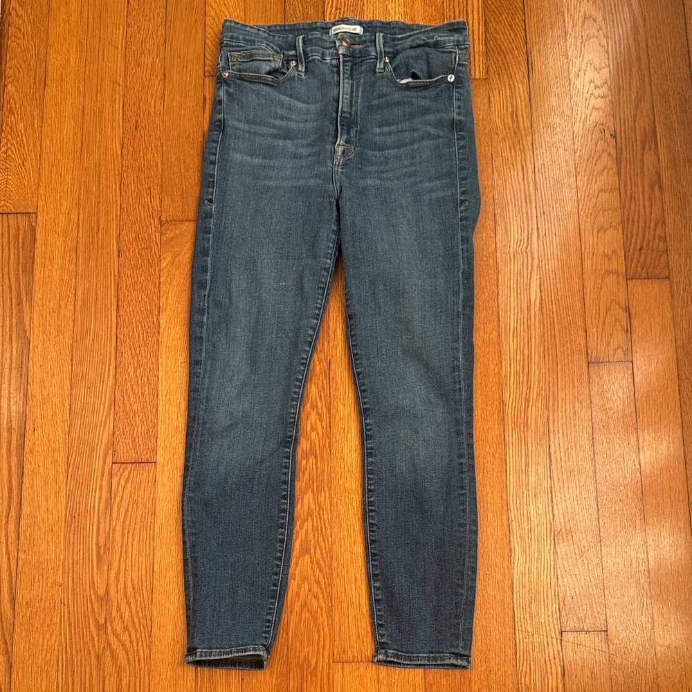 Good American size 10 / 30 Women's Skinny Blue Jeans
